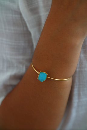 Bracelete Energia Geométrico Ágata Céu