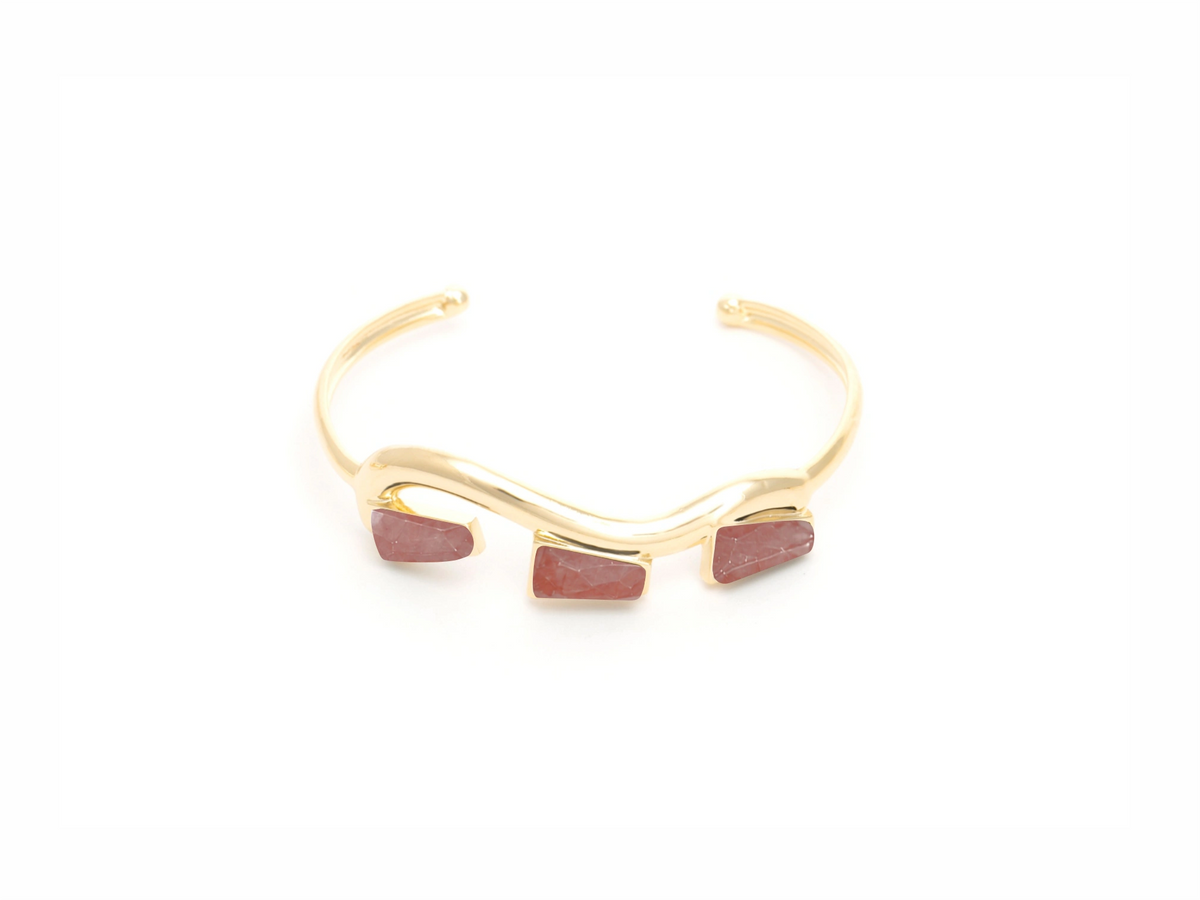 Bracelete TBT Destino Quartzo Morango