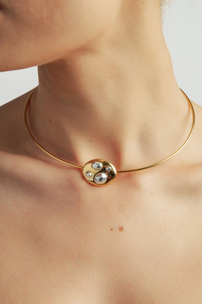 Gargantilha Cosmo Verso Ouro