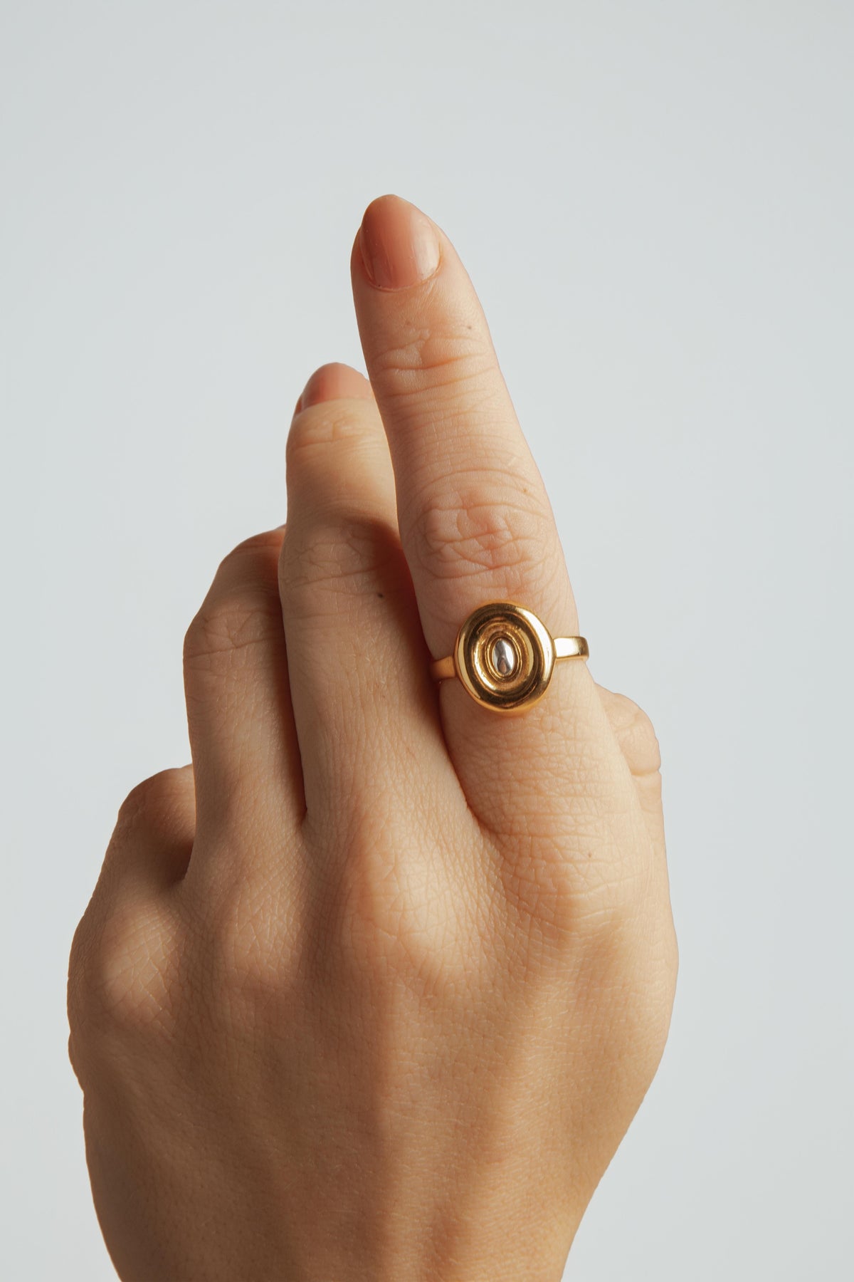 Anel Portal Verso Ouro