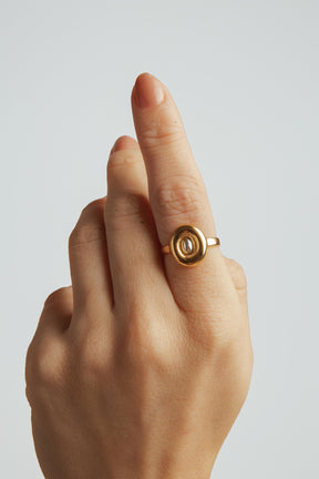 Anel Portal Verso Ouro