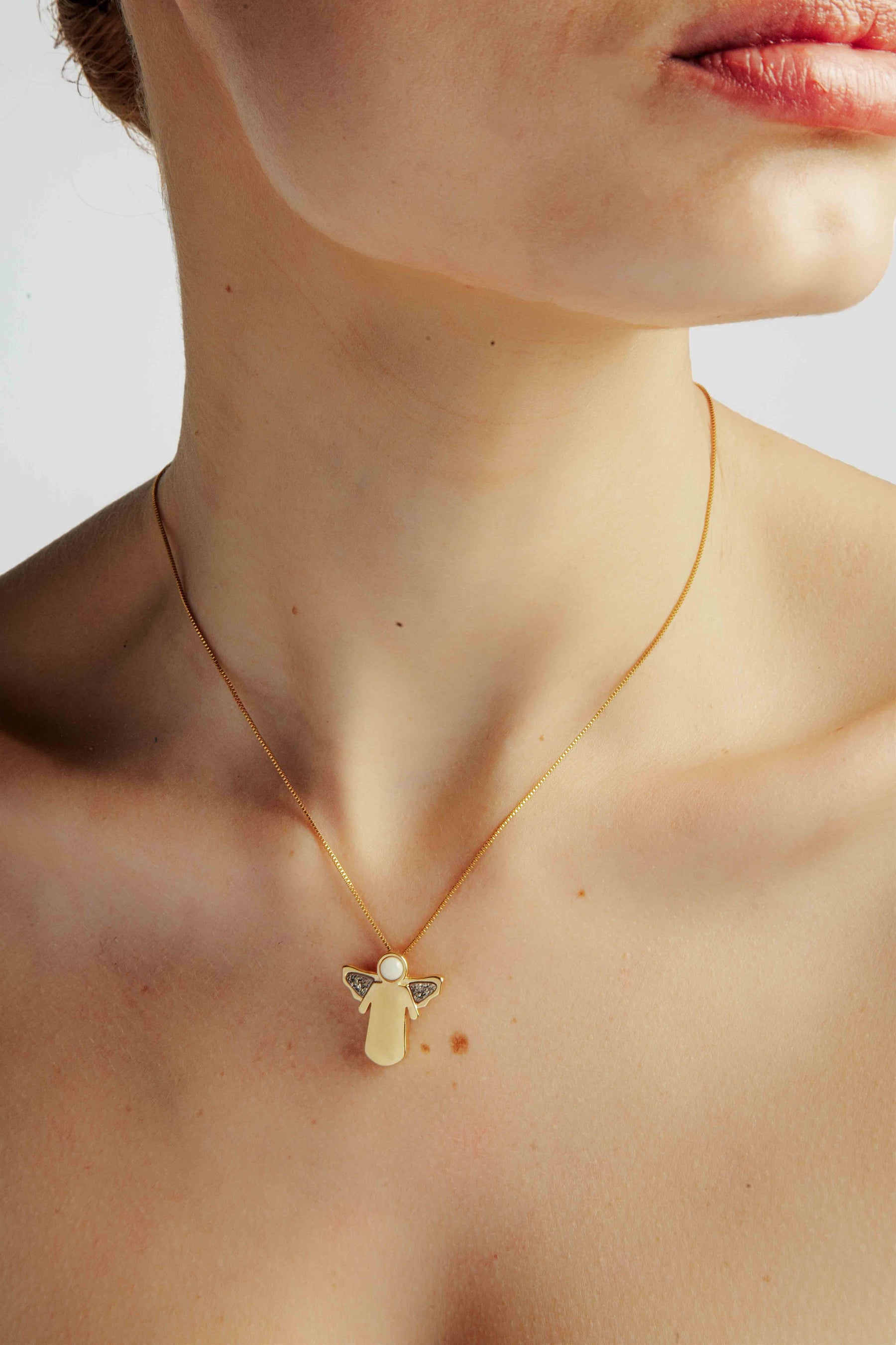 Colar Para Sempre Em Mim Com Pingente Luz Guardiã