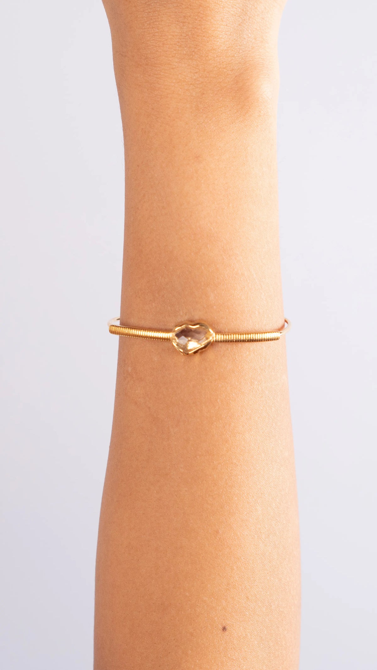 Bracelete Prisma Quartzo Cristal