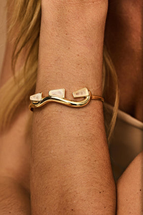 Bracelete Destino Quartzo Branco