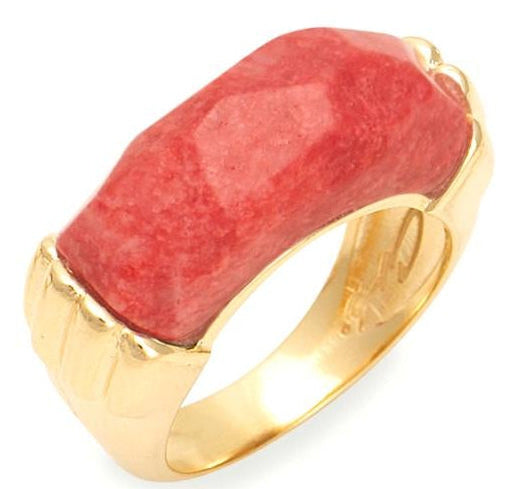 Anel Orla Feldspato Vermelho