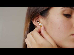 Brinco Ear Hook Aresta Madrepérola