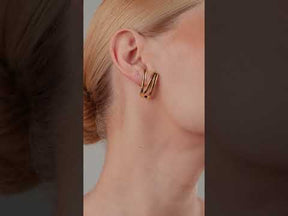 Brinco Ear Hook Verso Ouro