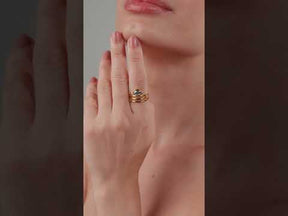 Anel Esfera Verso Ouro