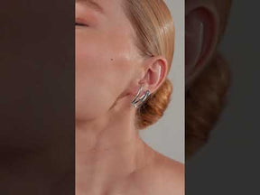 Brinco Ear Hook Verso Prata