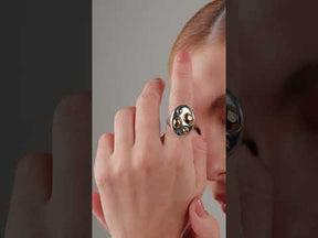 Anel Cosmo Verso Prata